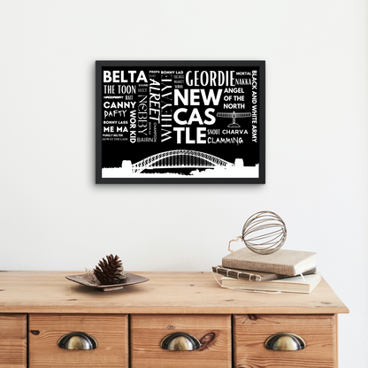 Geordie Mashup Print