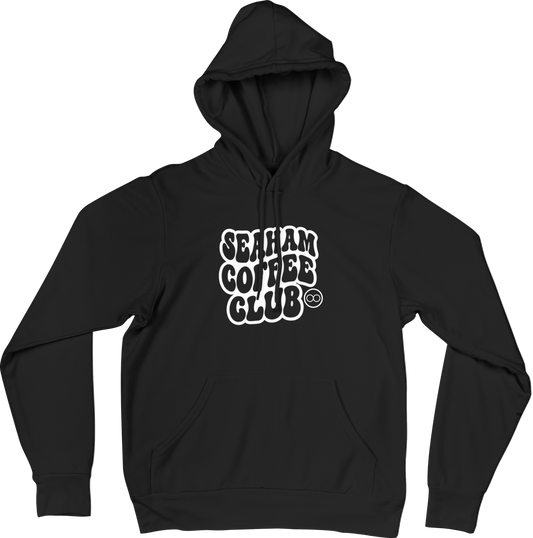 Seaham Coffee Club Writing Logo Hoodie