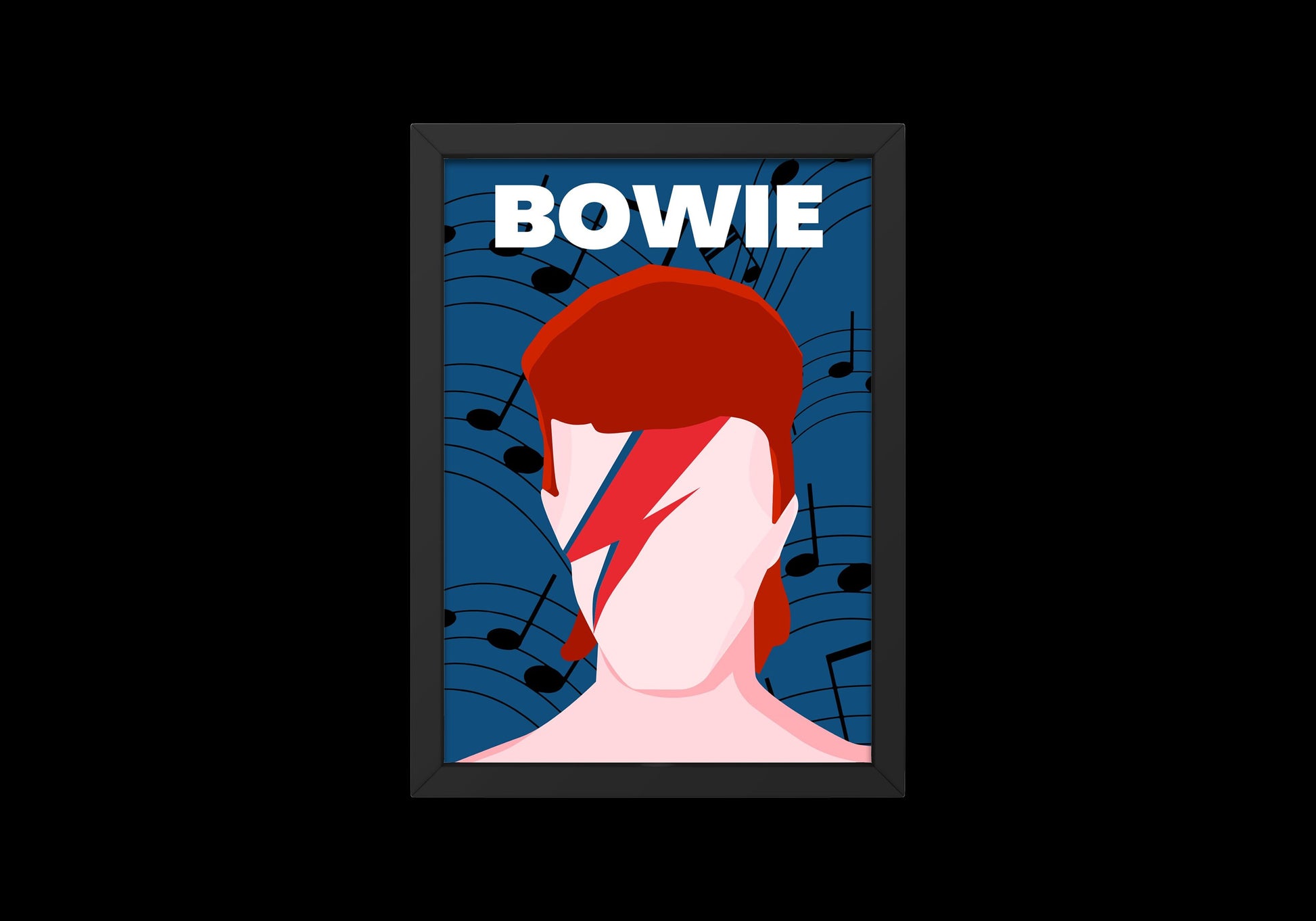 David Bowie Art // David Bowie Print // Ziggy Stardust Print // Ziggy Stardust Art // Aladdin Sane Art // Aladdin Sane Print // Bowie