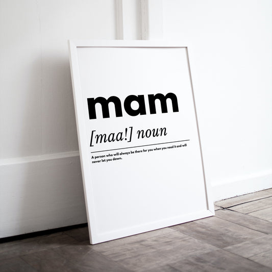 Mothers Day Geordie Print // Nana Print // Geordie Slang // Geordie Dialect // Nana // Geordie Dialect // Geordie Words // Mothers Day / Mam