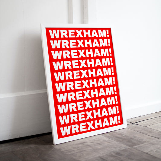 Wrexham! Print // Super Ben Foster In Goal // Wrexham AFC // Wrexham // Ben Foster // Ryan Renyolds // Wrexham football club