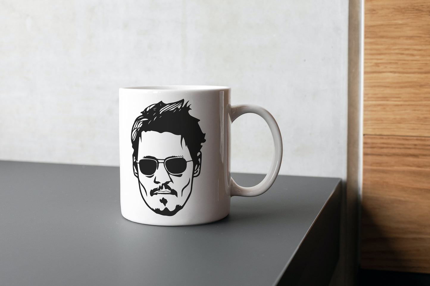 Depp Mug // Mega Pint Mug // Johnny Depp Mug // Johnny Depp // Captain Jack Sparrow // Willy Wonka // Depp // Funny Gift // Funny Mug