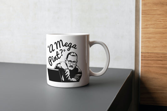 Mega Pint // Mega Pint Mug // Johnny Depp Mug // Johnny Depp // Captain Jack Sparrow // Willy Wonka // Depp // Funny Gift // Funny Mug