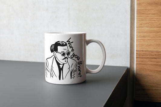 Were you there? // Mega Pint Mug // Johnny Depp Mug // Johnny Depp // Captain Jack Sparrow // Willy Wonka // Depp // Funny Gift // Funny Mug